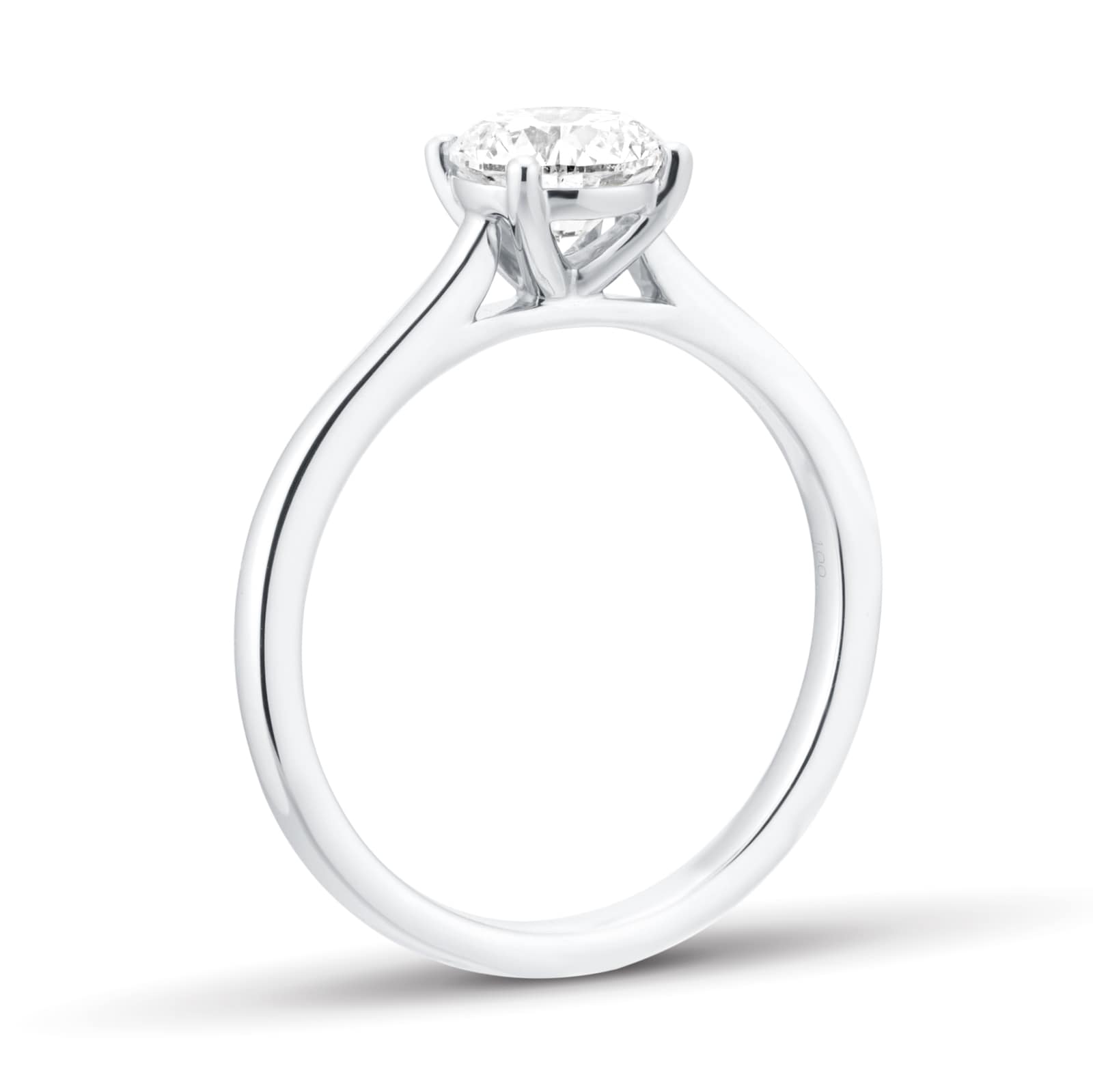 Mappin & Webb Platinum 1.00cttw Round Brilliant Cut Solitaire Diamond Ring Mappin & Webb Platinum 1.00cttw Round Brilliant Cut Solitaire Diamond Ring