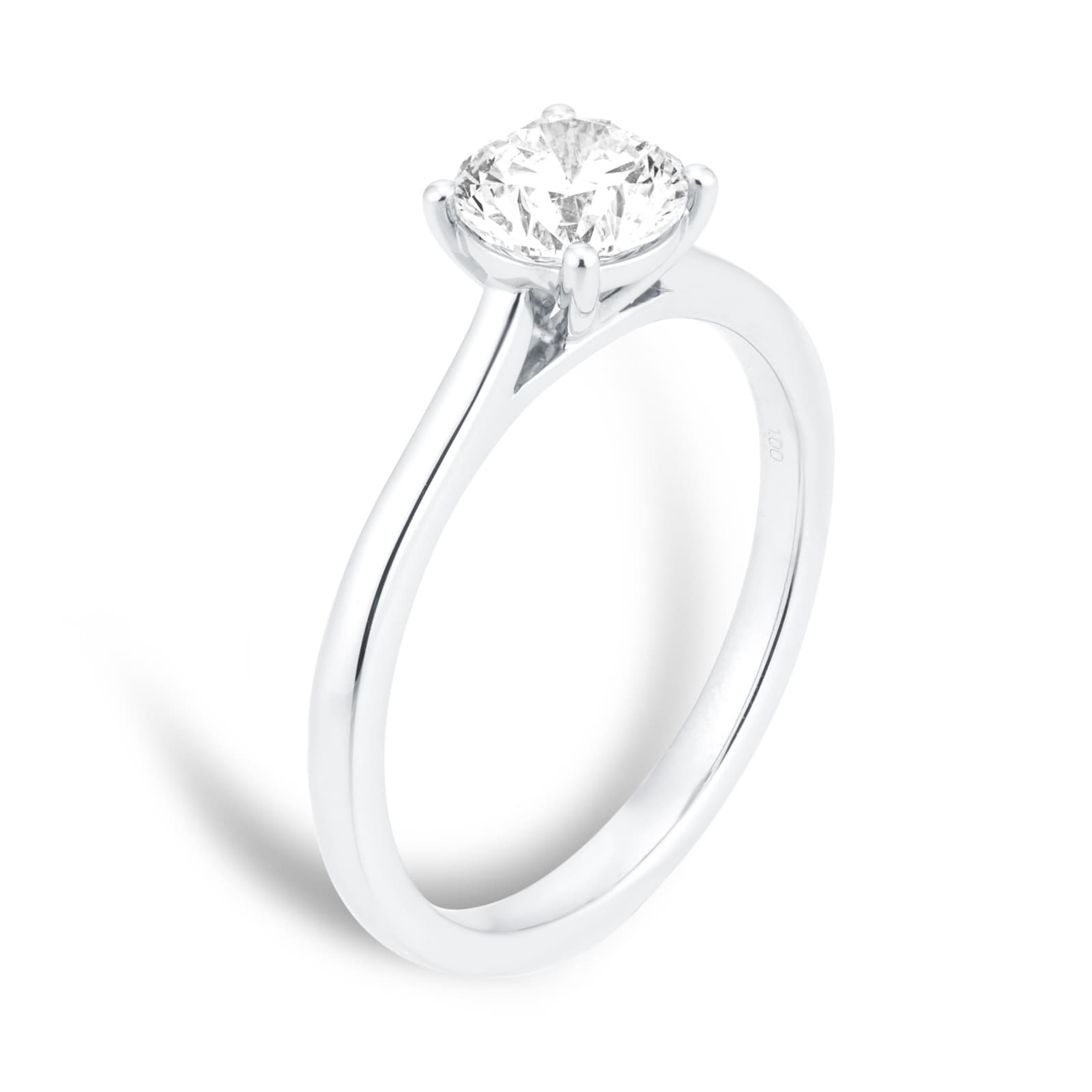 Mappin & Webb Platinum 1.00cttw Round Brilliant Cut Solitaire Diamond Ring Mappin & Webb Platinum 1.00cttw Round Brilliant Cut Solitaire Diamond Ring