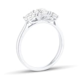 Mappin & Webb Platinum 1.50cttw Round Brilliant Cut Diamond Three Stone Engagement Ring - Ring Size K