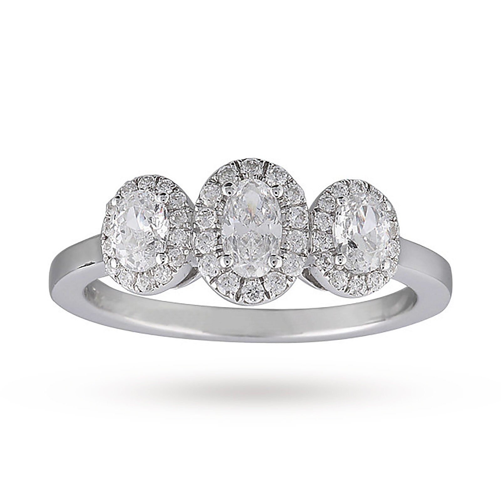 Oval Engagement Rings, Solitaire & Halo Oval Diamond Rings Online UK