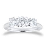 Best Luxury 
Exclusive Platinum 1.00cttw Brilliant Cut 3 Stone Diamond Engagement Ring