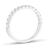 Mappin & Webb Platinum 0.50cttw Round Brilliant Cut Diamond Fifteen Stone Eternity Ring