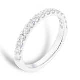 Mappin & Webb Platinum 0.50cttw Round Brilliant Cut Diamond Fifteen Stone Eternity Ring