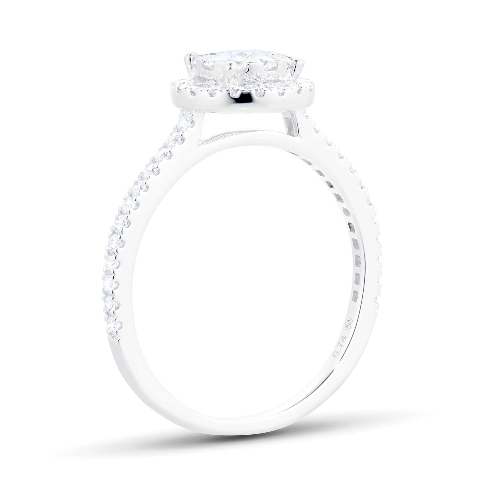 Mappin & Webb Masquerade 18ct White Gold 0.74cttw Diamond Ring