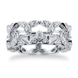 Mappin & Webb Empress 18ct White Gold 0.43cttw Diamond Ring