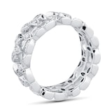 Mappin & Webb Empress 18ct White Gold 0.43cttw Diamond Ring - Ring Size J