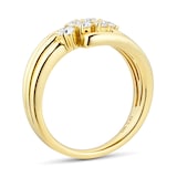 Mappin & Webb 18ct Yellow Gold 0.44ct Diamond Dress Ring - Ring Size I