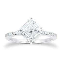 06070995 - Renee 18ct White Gold 0.63cttw Mixed Cut Diamond Ring