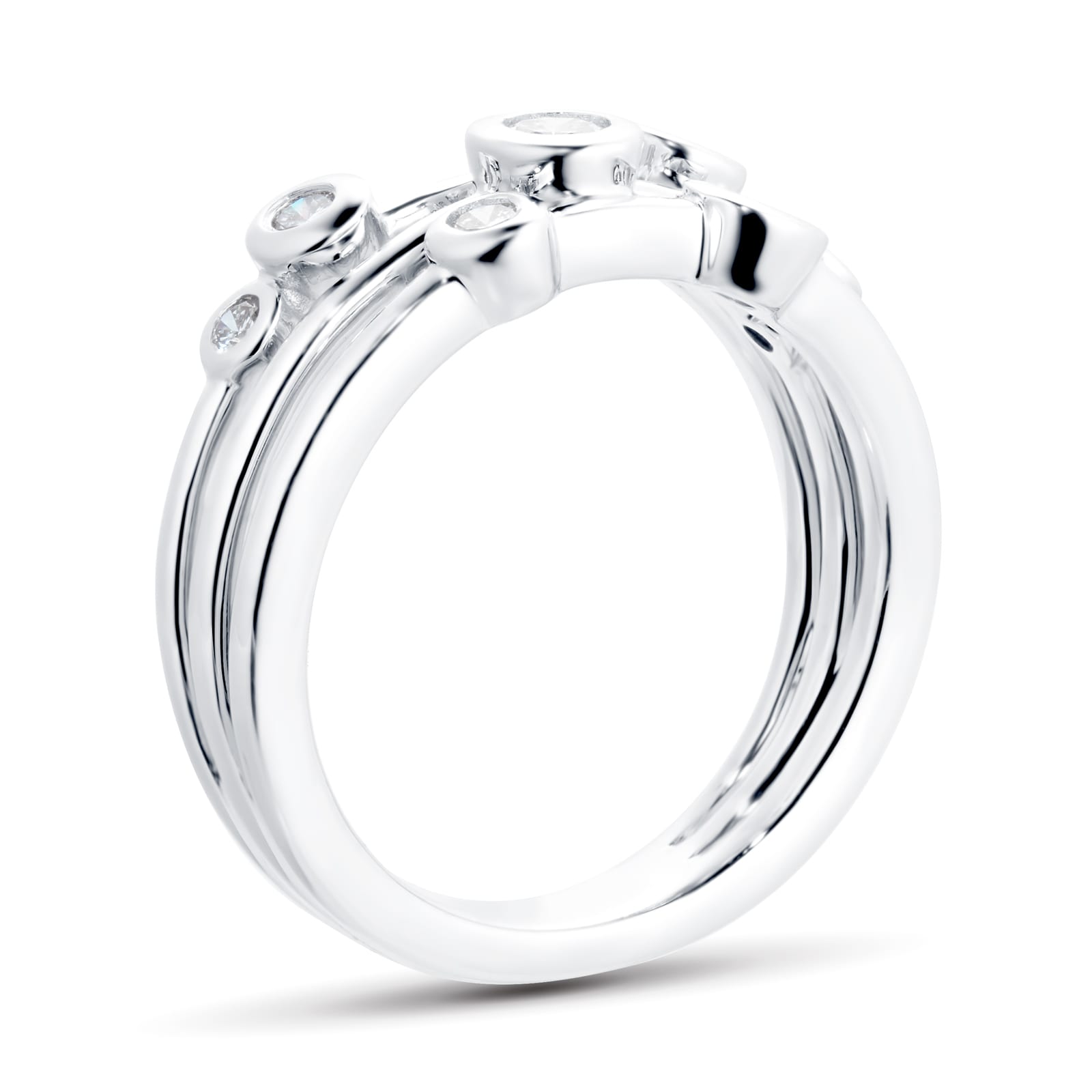 Mappin & Webb Gossamer 18ct White Gold 0.45cttw Diamond Ring Mappin & Webb Gossamer 18ct White Gold 0.45cttw Diamond Ring