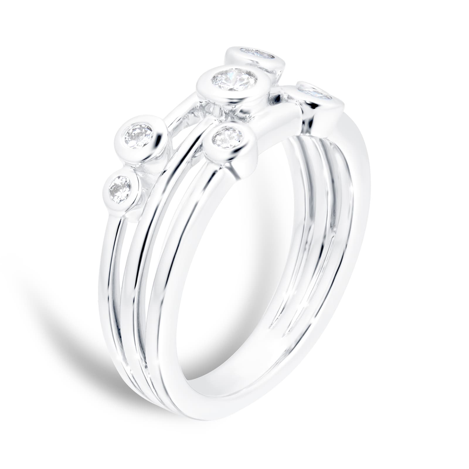 Mappin & Webb Gossamer 18ct White Gold 0.45cttw Diamond Ring Mappin & Webb Gossamer 18ct White Gold 0.45cttw Diamond Ring