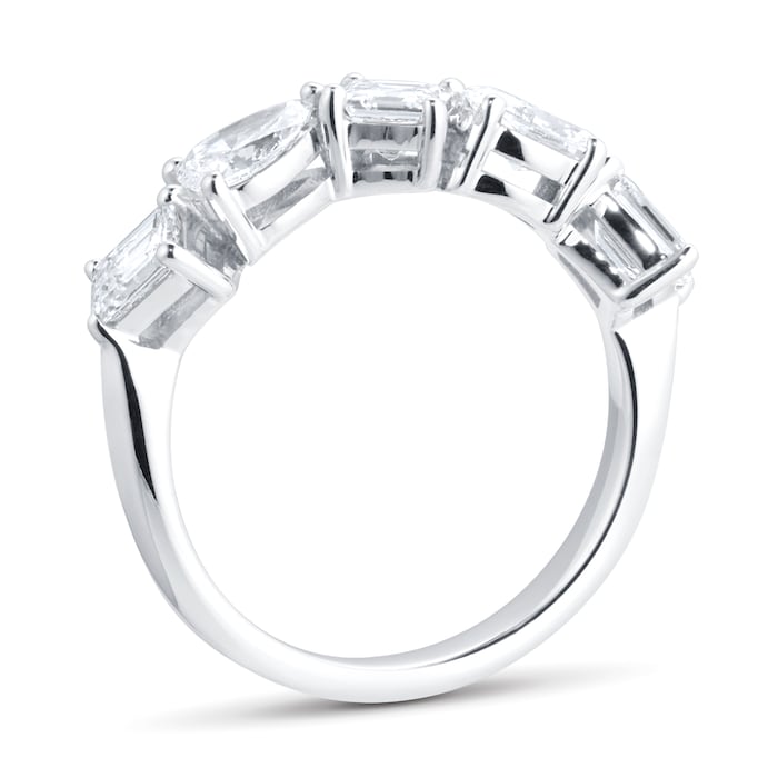 Mappin & Webb 18ct White Gold 1.50cttw Diamond Fancy Scatter Ring