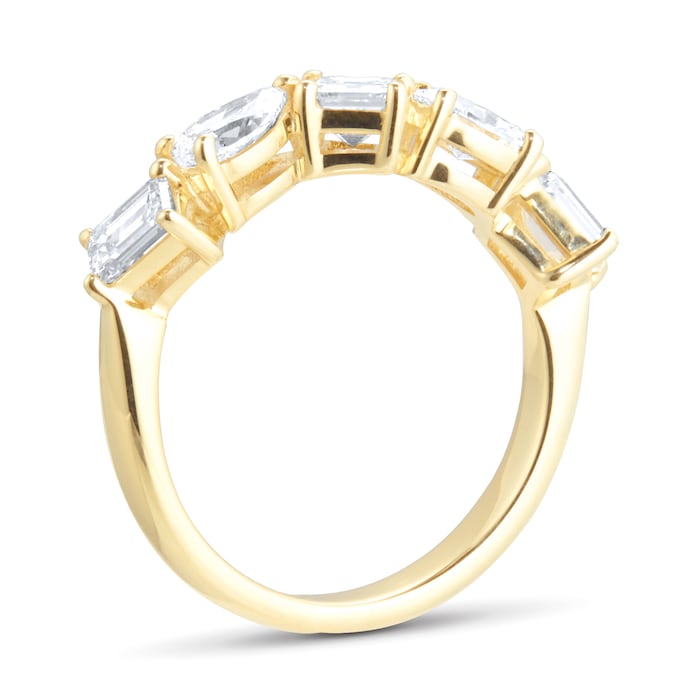 Mappin & Webb 18ct Yellow Gold 1.50cttw Diamond Fancy Scatter Ring