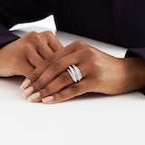 Mappin & Webb 18ct White Gold 2.62cttw Diamond Spiral Dress Ring - Ring Size N