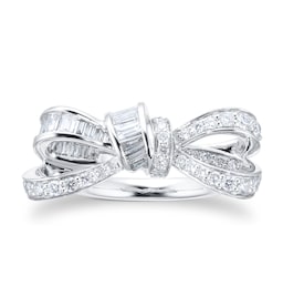 06071056 - Limited Edition Renee 18ct White Gold 1.00cttw Ribbon Ring