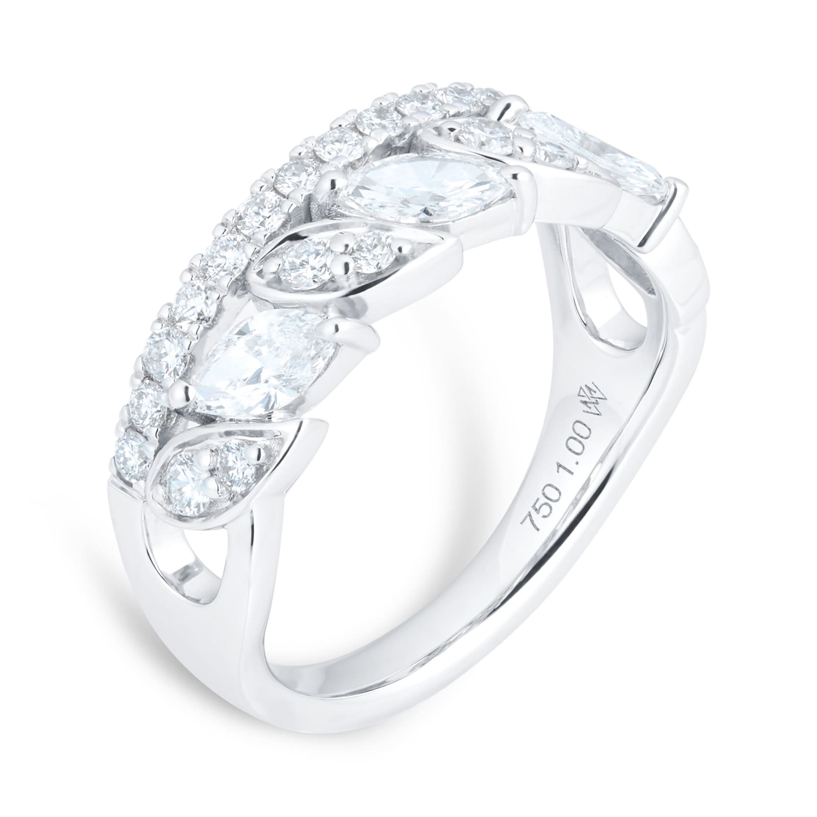 Mappin & Webb Vinea 18ct White Gold 1.00cttw Diamond Ring Mappin & Webb Vinea 18ct White Gold 1.00cttw Diamond Ring