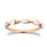 Goldsmiths 18ct Yellow Gold 0.50ct Brilliant Cut Diamond Set Shoulder Cluster Engagement Ring - Ring Size K