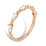 Goldsmiths 18ct Yellow Gold 0.50ct Brilliant Cut Diamond Set Shoulder Cluster Engagement Ring - Ring Size K