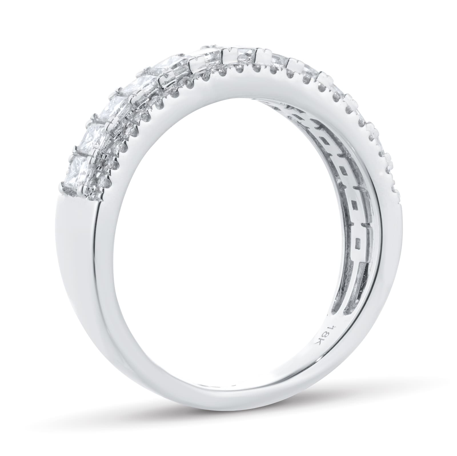 Mappin & Webb 18ct White Gold 1.00ct Diamond Illusion Set Dress Ring Mappin & Webb 18ct White Gold 1.00ct Diamond Illusion Set Dress Ring