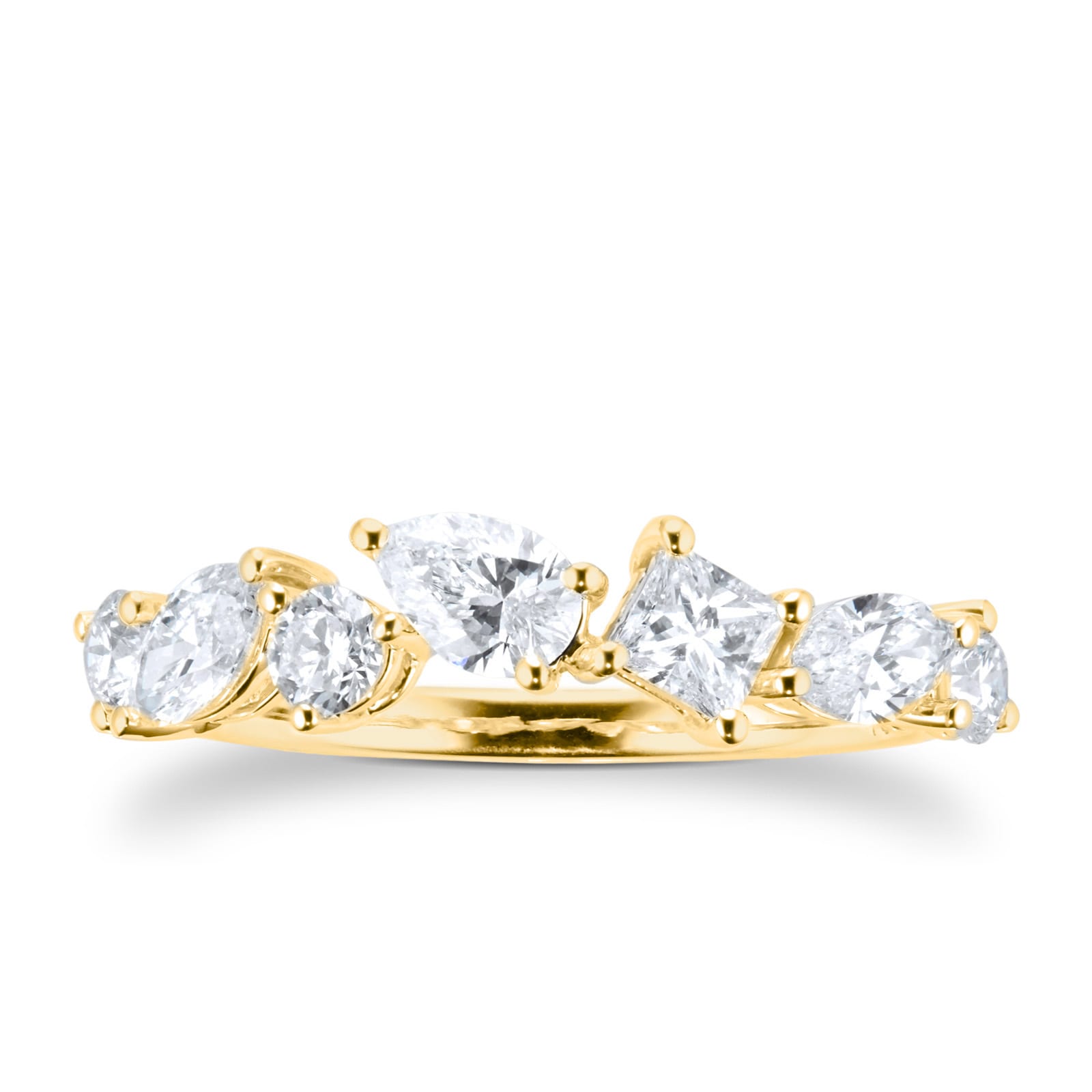 Mappin 
Webb Riveret 18ct Yellow Gold 1.00cttw Mixed Cut Diamond Ring