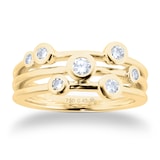 Mappin & Webb Gossamer 18ct Yellow Gold 0.45cttw Diamond Ring