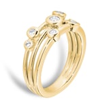 Mappin & Webb Gossamer 18ct Yellow Gold 0.45cttw Diamond Ring