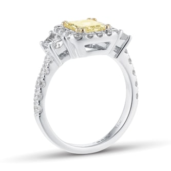 Mappin & Webb 18ct White Gold 2.26cttw GIA Diamond Ring