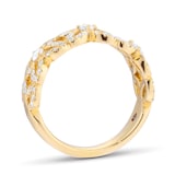 Mappin & Webb Floriana 18ct Yellow Gold 0.72cttw Diamond Ring - Ring Size J