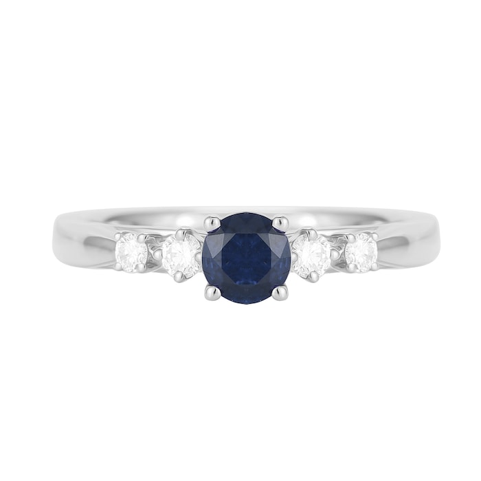 Mappin & Webb Carrington 18ct White Gold Sapphire Ring