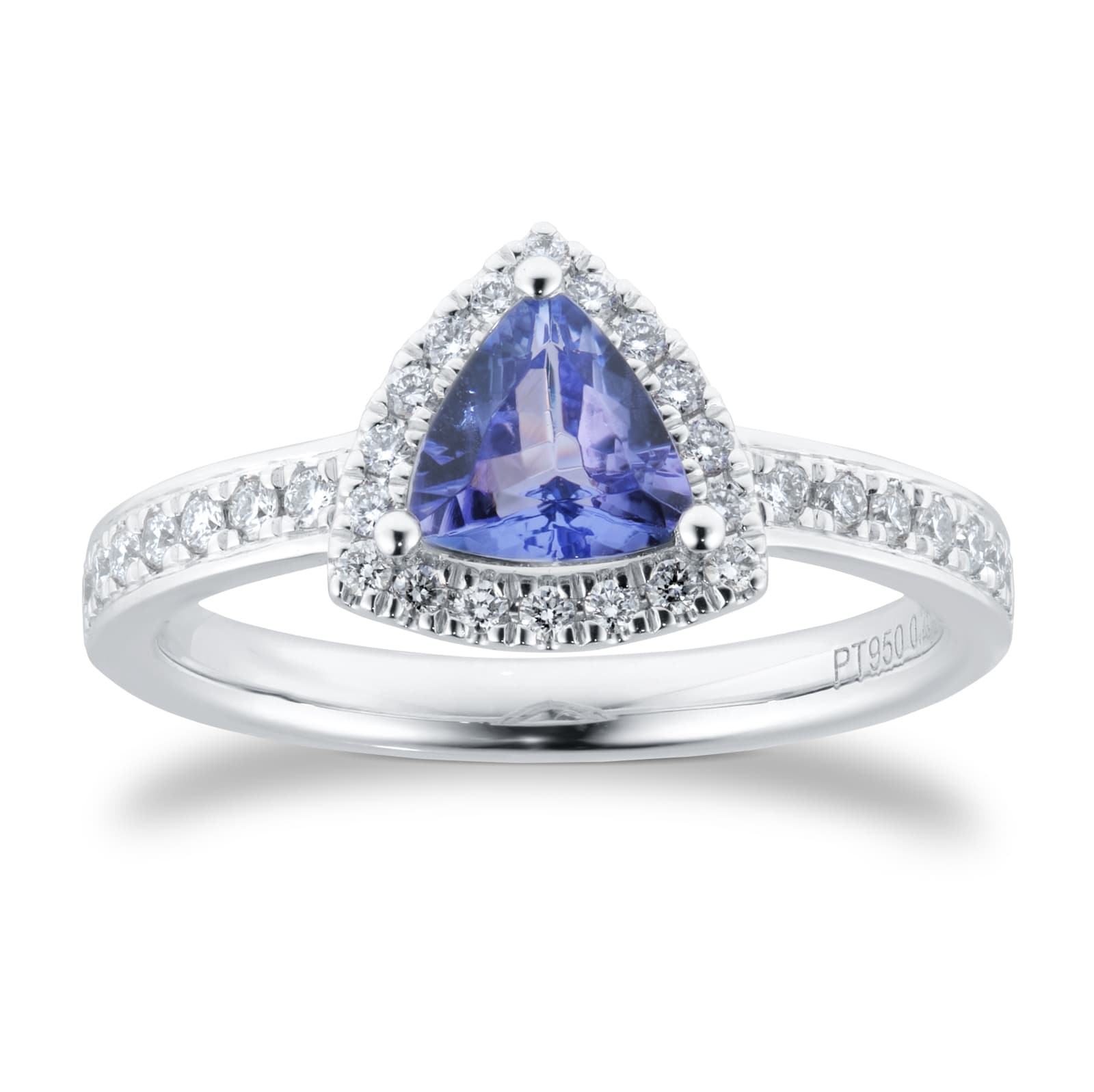 Mappin 
Webb Platinum Tanzanite 
0.25cttw Diamond Ring