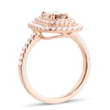 Mappin & Webb 18ct Rose Gold 1.49cttw Brown Diamond Ring