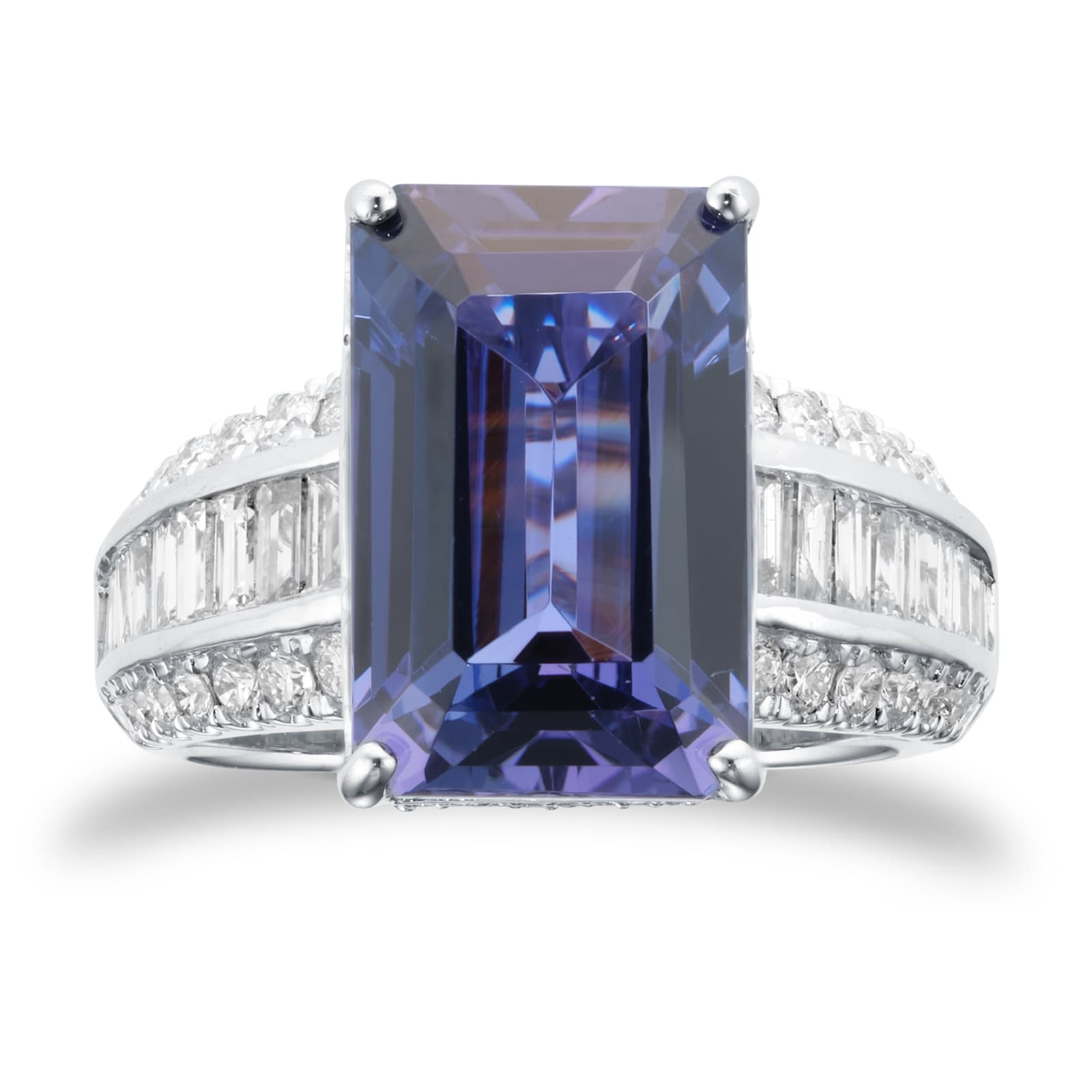 Mappin 
Webb 14ct White Gold Tanzanite 
1.47cttw Diamond Ring