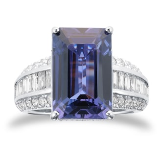 Mappin & Webb 14ct White Gold Tanzanite & 1.47cttw Diamond Ring