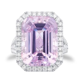 06380268 - 18ct White Gold Kunzite & 1.33cttw Diamond Ring