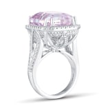 Mappin & Webb 18ct White Gold Kunzite & 1.33cttw Diamond Ring