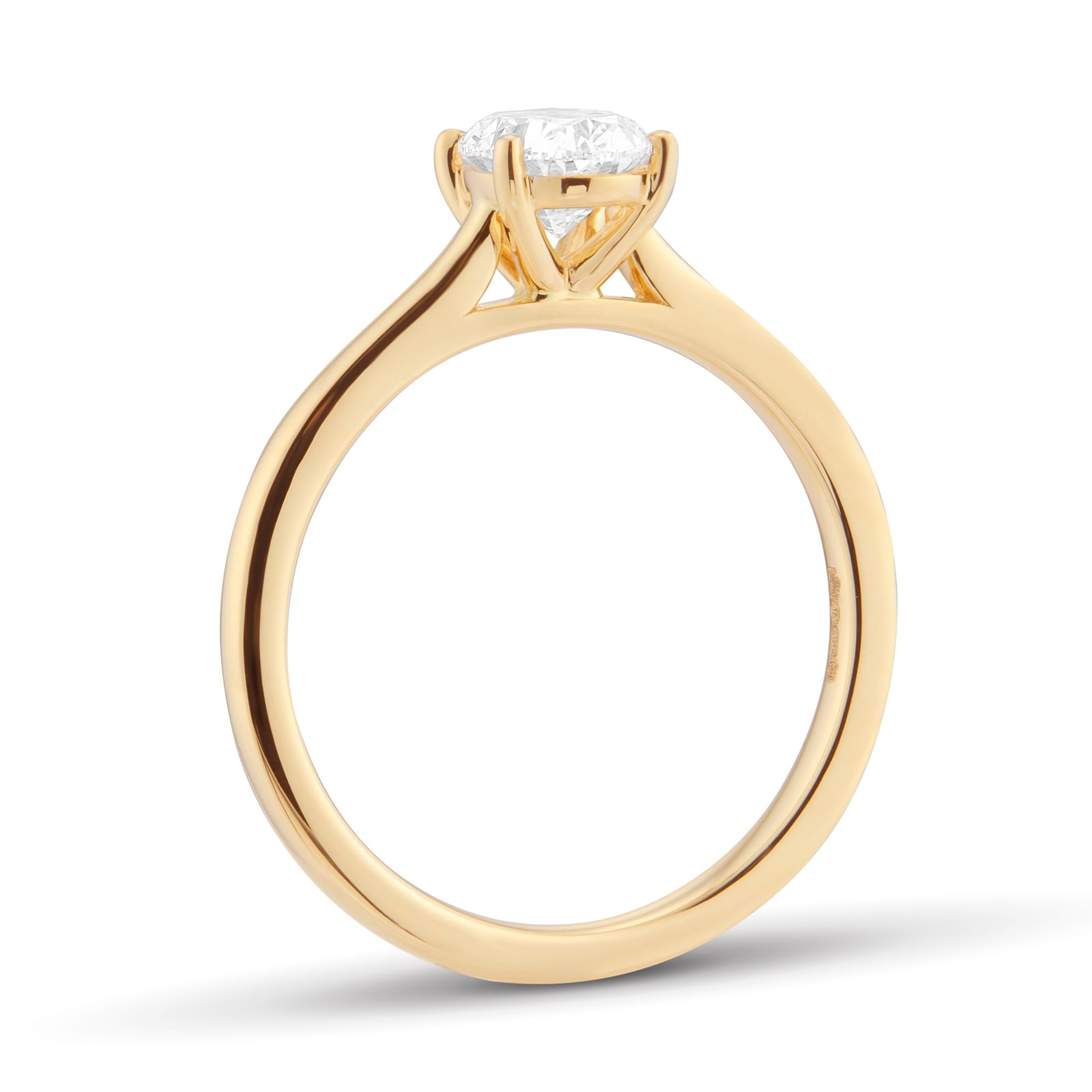 Goldsmiths 18ct Yellow Gold 1.00cttw Oval Cut Diamond Solitaire Engagement Ring Goldsmiths 18ct Yellow Gold 1.00cttw Oval Cut Diamond Solitaire Engagement Ring