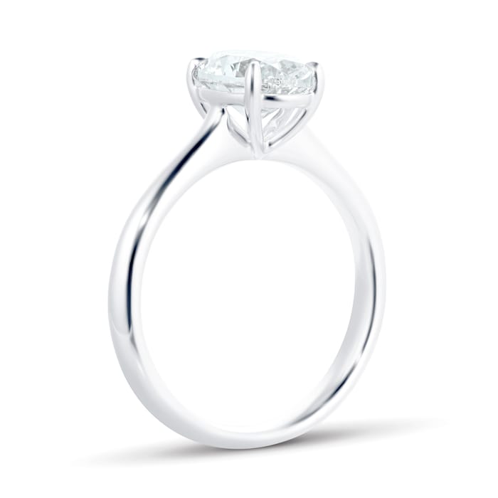 Mayors Platinum 2.00ct Oval Engagement Ring (H/SI1)