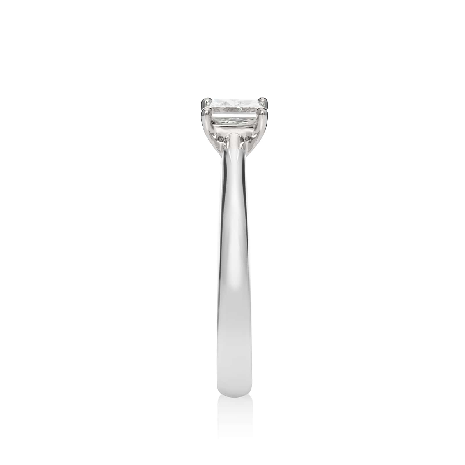 Mayors Platinum 0.50ct Princess Cut Engagement Ring - Ring Size 4.5