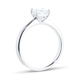 Mayors Platinum 1.00ct Princess Cut Engagement Ring (H/SI1)