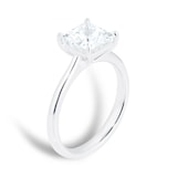 Mayors Platinum 2.00ct Princess Cut Engagement Ring (H/SI1)