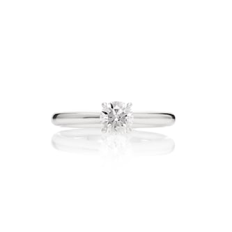 Mayors Platinum 0.50ct Round Engagement Ring (H/SI1)