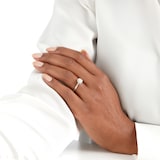 Mayors Platinum 1.50ct Round Engagement Ring (H/SI1)