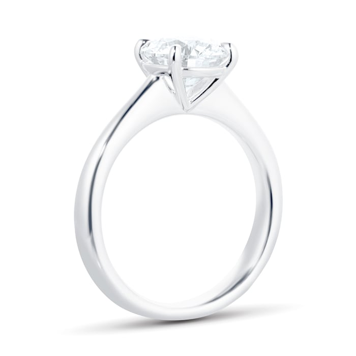 Mayors Platinum 2.00ct Round Engagement Ring (H/SI1)