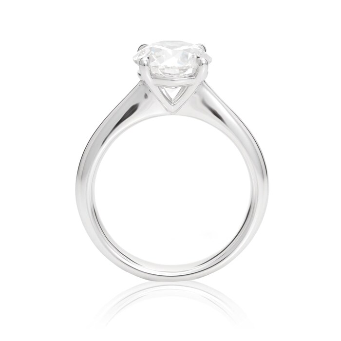 Mayors Platinum 2.50ct Round Engagement Ring - Ring Size 5