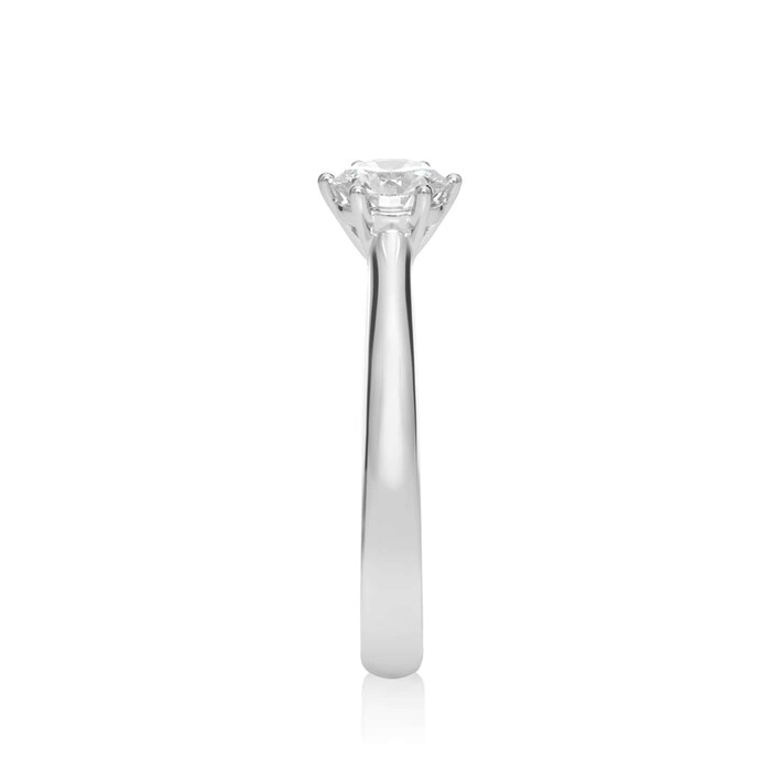 Mayors Platinum 0.70ct Round Engagement Ring (H/SI1)