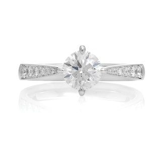 Mayors Platinum 1.04cttw Round Bridal Set (H/SI1) Mayors Platinum 1.04cttw Round Bridal Set (H/SI1)