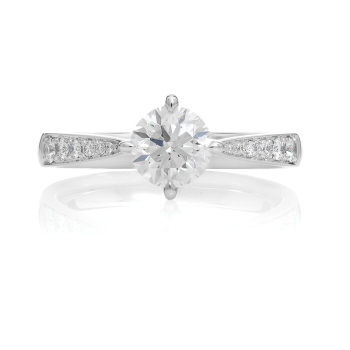 Mayors Platinum 1.50ct Round Bridal Set (H/SI1)