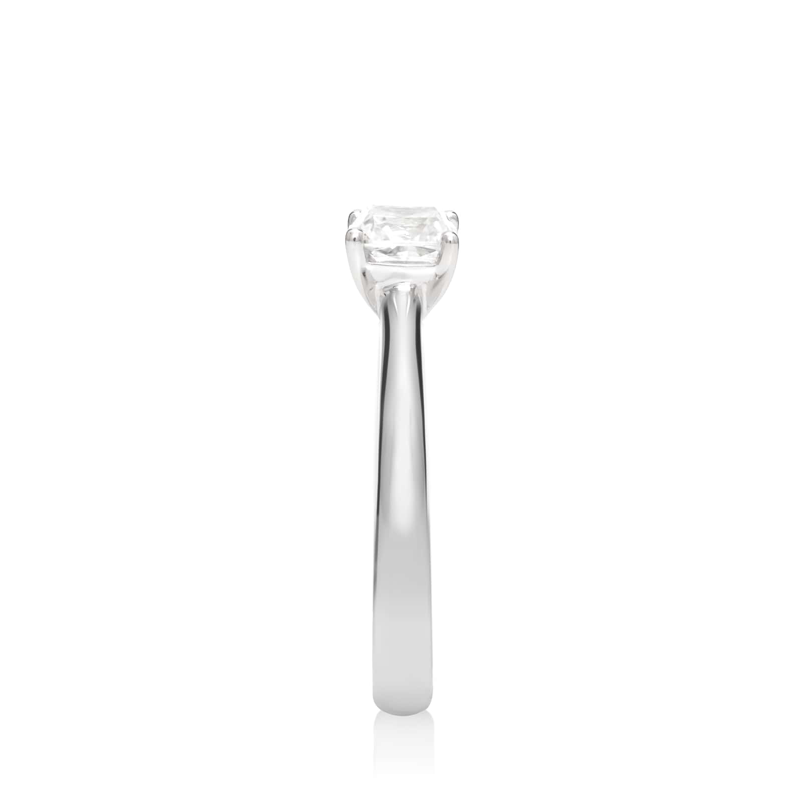 Mayors Platinum 0.70ct Cushion Engagement Ring (H/SI1)