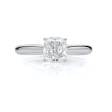 Mayors Platinum 1.00ct Cushion Engagement Ring - Ring Size 4.5