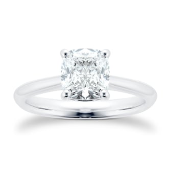 Mayors Platinum 2.00ct Cushion Engagement Ring (H/SI1) Mayors Platinum 2.00ct Cushion Engagement Ring (H/SI1)