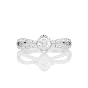 Mayors Platinum 0.85ct Round Diamond Engagement Ring (H/SI1) Mayors Platinum 0.85ct Round Diamond Engagement Ring (H/SI1)